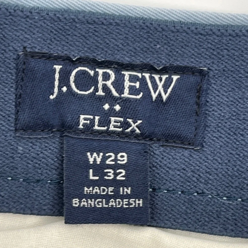 J. Crew. Flex Slim Pants, Mens, 29x32, Blue/Taupe, 2 Pack Bundle